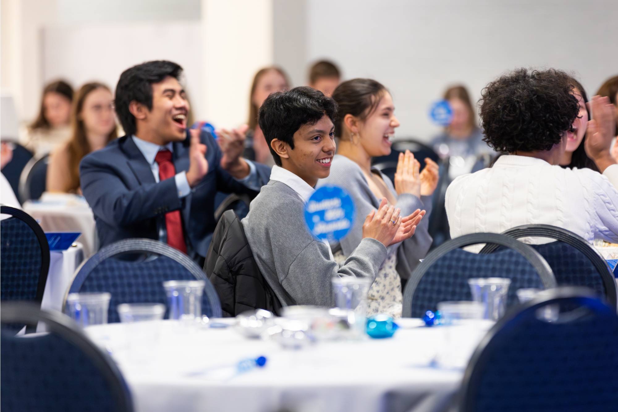 Students enjoying the event